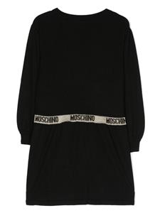 moschinokids Moschino Kids Jurk met lange mouwen - Zwart