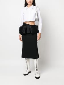 Miu Miu Peplum riem - Zwart