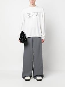 martinerose Martine Rose Sweater met logoprint - Wit
