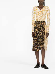 marineserre Marine Serre Rok met print - Zwart