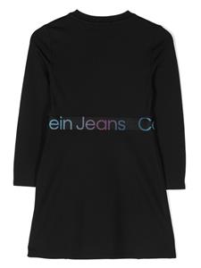 Calvin Klein Kids Shirtjurk met logoband - Zwart
