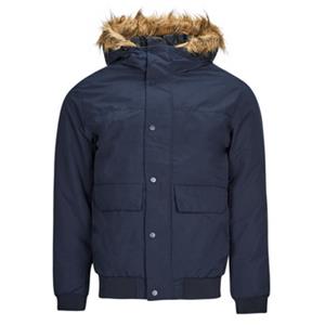 JACK&JONES Jas met kap in imitatiebont Jjchamp