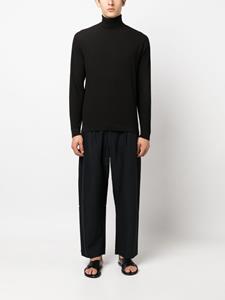 giorgioarmani Giorgio Armani Intarsia coltrui - Zwart