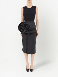 maisonmargiela Maison Margiela Midi-rok met ruche - Zwart
