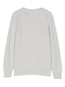 brunellocucinellikids Brunello Cucinelli Kids Kasjmier trui - Grijs