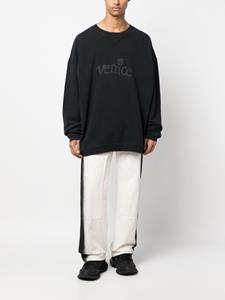 ERL Katoenen sweater - Zwart
