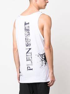 pleinsport Plein Sport Tanktop met print - Wit