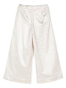 balmainkids Balmain Kids Ribfluwelen broek - Wit