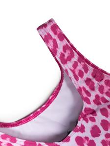 Philipp Plein Junior Bikini met luipaardprint - Roze