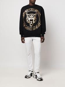 pleinsport Plein Sport Sweater met logoprint - Zwart