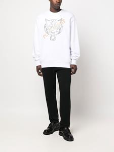 pleinsport Plein Sport Sweater met tijgerkop - Wit