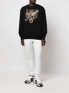 pleinsport Plein Sport Sweater met tijgerkop - Zwart