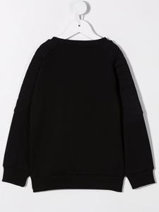 Balmain Kids Sweater met geborduurd logo - Zwart