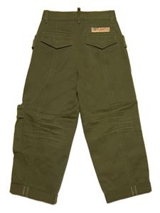 dsquared2kids DSQUARED2 KIDS Broek met logopatch - Groen