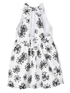 Pinko Kids Jurk met bloemenprint - Wit