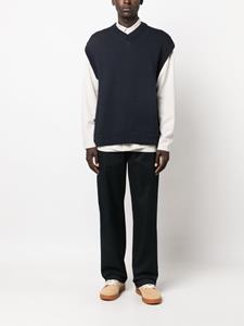 studionicholson Studio Nicholson Spencer met V-hals - Blauw