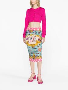 Versace Medusa La Greca cropped vest - Roze