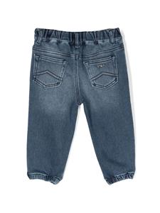 Emporio Armani Kids Jurk met geborduurd logo - Blauw