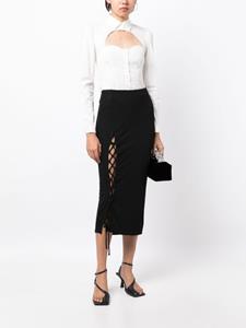 fleurdumal Fleur Du Mal Rok met veters - Zwart
