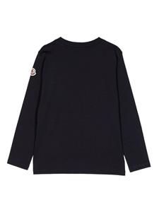 monclerenfant Moncler Enfant Sweater met geborduurd logo - Blauw
