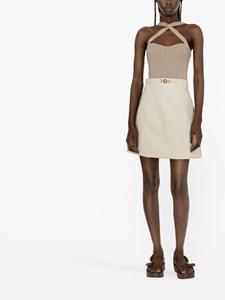 Patou A-lijn rok - Beige