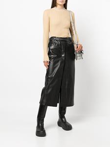 proenzaschouler Proenza Schouler Leren midi-rok - Zwart