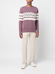 goldengoose Golden Goose Trui met logopatch - Paars
