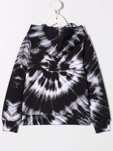 philipppleinjunior Philipp Plein Junior Hoodie met tie-dye print - Zwart