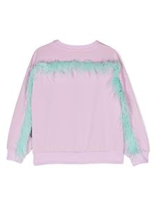 Andorine Sweater met logoprint - Paars