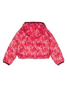 monclerenfant Moncler Enfant Jack met logoprint - Rood