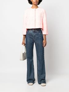 christiandiorpre-owned Christian Dior Pre-Owned 2010s bouclé cropped jack - Oranje