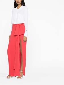 Bernadette Maxi-rok met gestrikte taille - Rood