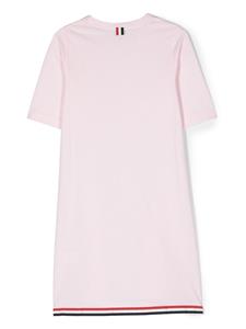 thombrownekids Thom Browne Kids T-shirtjurk met gestreept detail - Roze