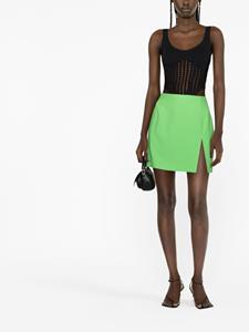 theandamane THE ANDAMANE Mini-rok met zijsplit - Groen
