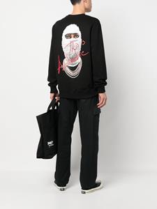 ihnomuhnit Ih Nom Uh Nit Sweater met ronde hals - Zwart