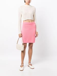 cashmereinlove Cashmere In Love Fijngebreide mini-rok - Roze