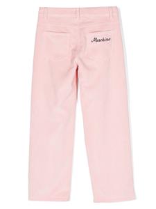 moschinokids Moschino Kids Ribfluwelen broek - Roze