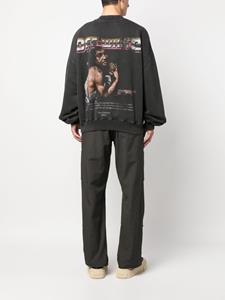 Off-White Katoenen sweater - Zwart