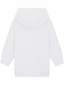 dolce&gabbanakids Dolce & Gabbana Kids Hoodiejurk met logo - Wit
