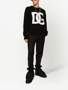 dolce&gabbana Dolce & Gabbana Intarsia trui - Zwart