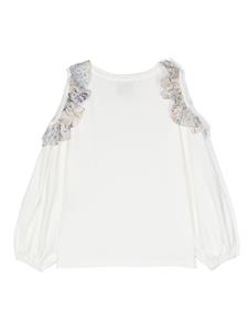 Simonetta Shirt met print - Wit