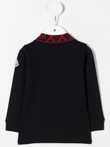 Poloshirt met logopatch - Blauw