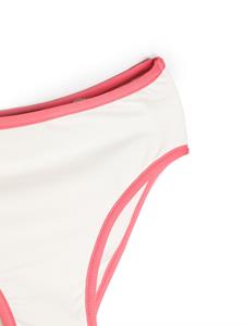 Moncler Enfant Bikini met contrasterende afwerking - Wit