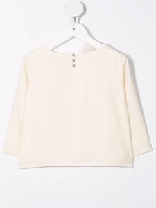 Bonpoint Blouse met strikdetail - 002 BLANC LAIT