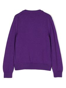 versacekids Versace Kids Trui met geborduurd logo - Paars