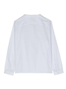 Bonpoint Shirt met geplooid detail - Blauw