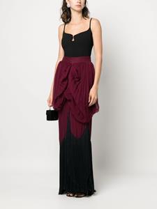 dolce&gabbanapre-owned Dolce & Gabbana Pre-Owned 2000s gedrapeerde maxi-rok - Rood