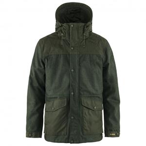 Fjällräven Värmland Wool Jas Donkerkaki