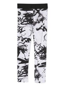 dknykids Dkny Kids Legging met logoprint - Zwart