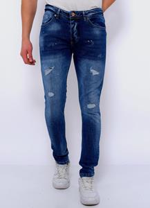 True Rise Broek met gaten slim fit dc